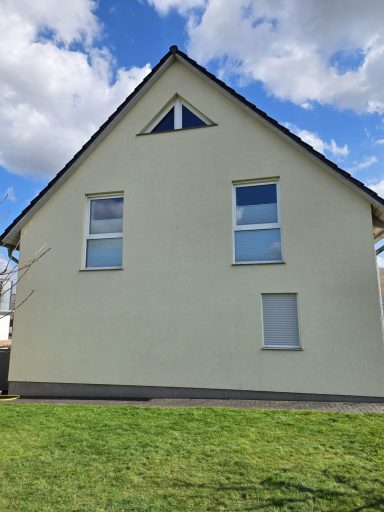 gereinigte Fassade 6 Stunden später